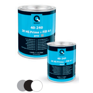 QR 2K HS Primer + Füllerschwarz (1L)