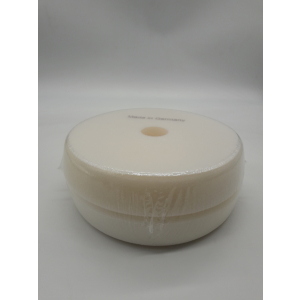 Polierschwamm hart weiss mitLoch 163 x 30 mm